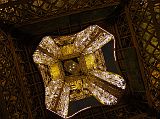 Paris 12 Evening Looking Up Eiffel Tower From Directly Below